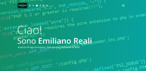 Sito Portfolio Emiliano Reali Developer